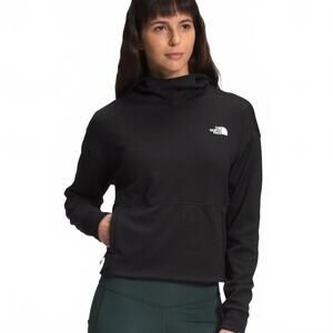 The North Face Canyonlands Hoodie Sweatshirt Fleece Black Women's Size Large